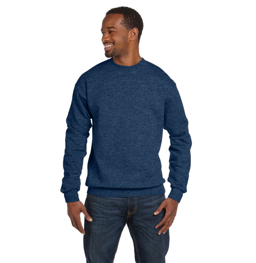 Hanes P1607 Unisex EcoSmart® 50/50 Crewneck Sweatshirt 7.8 oz
