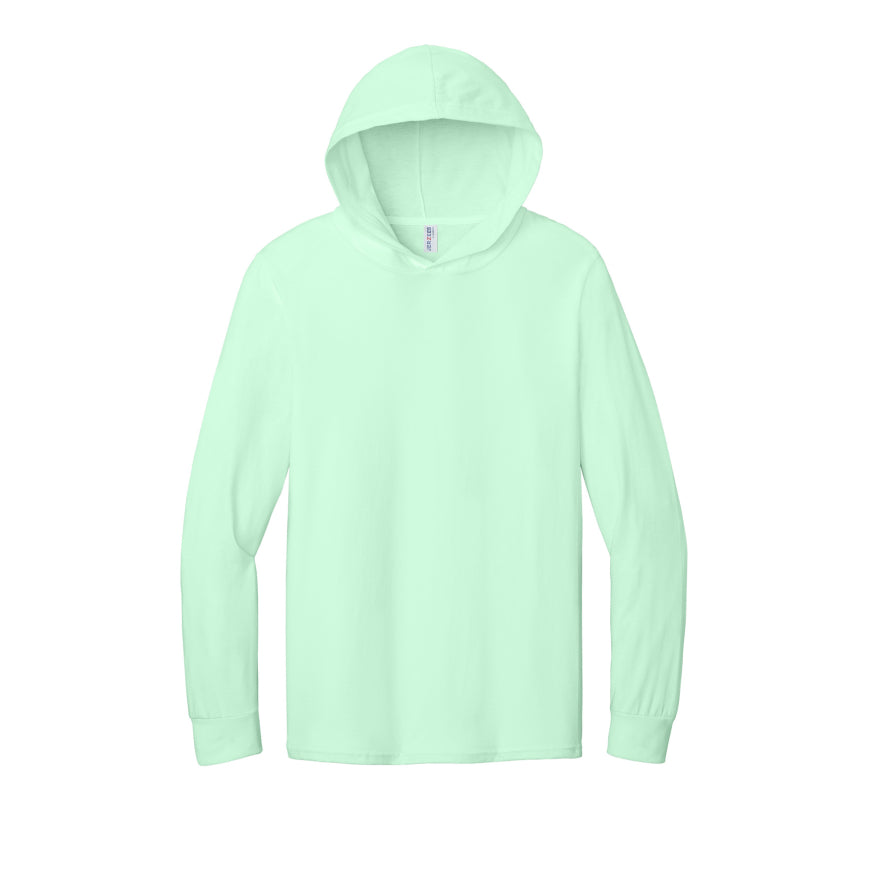 Jerzees 363LH Unisex Cotton Long Sleeve Hooded T-Shirt