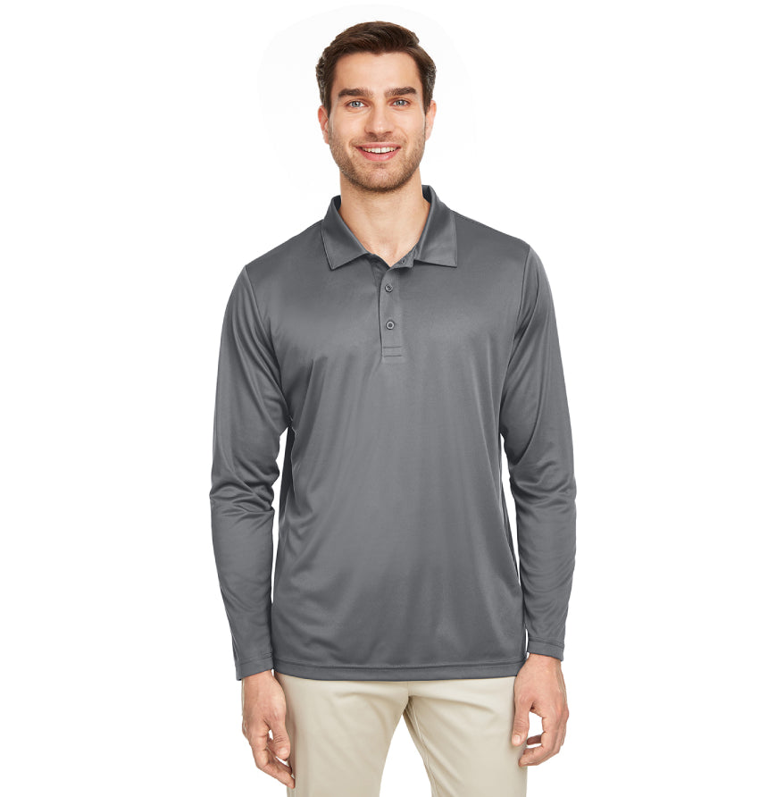 Team 365 TT51L Mens Zone Performance Long Sleeve Polo