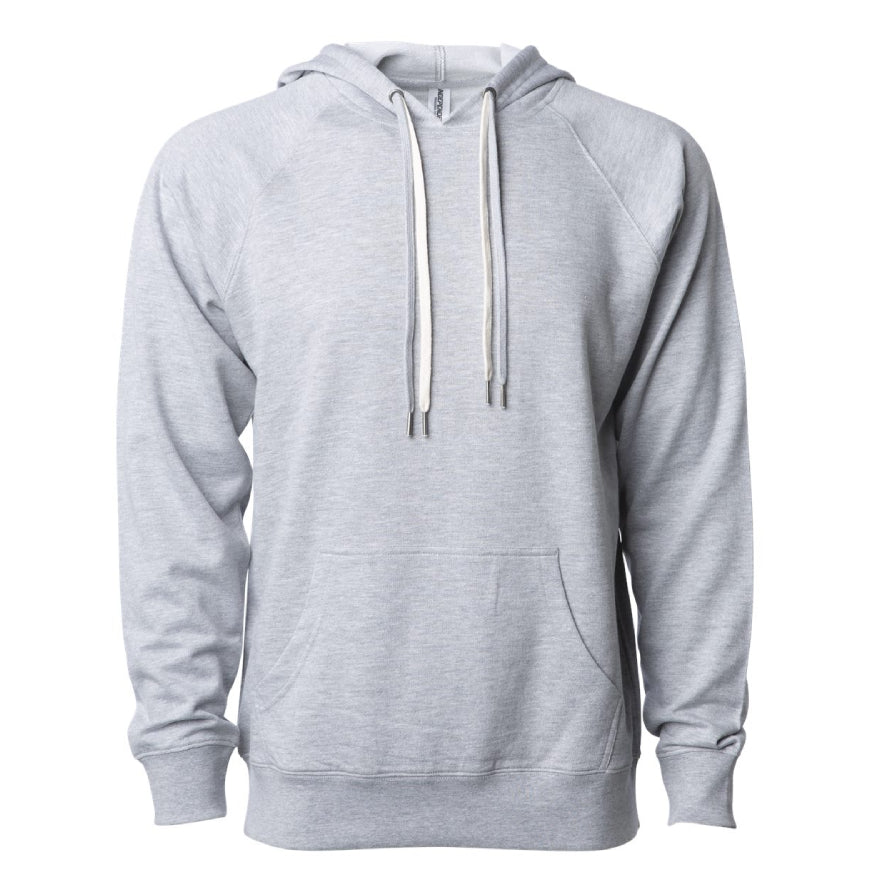 Independent Trading SS1000 Icon Unisex Lightweight Loopback Terry Hooded Sweatshirt-SS1000