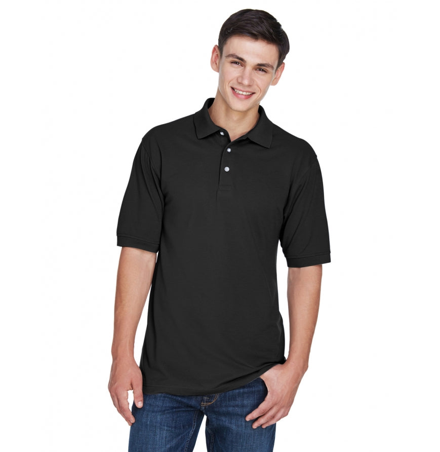 Harriton M265 Mens 56 oz Easy Blend Polo