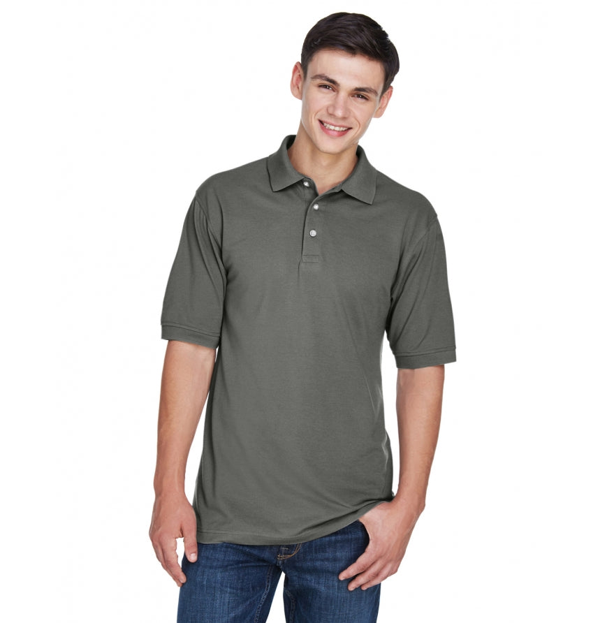 Harriton M265 Mens 56 oz Easy Blend Polo