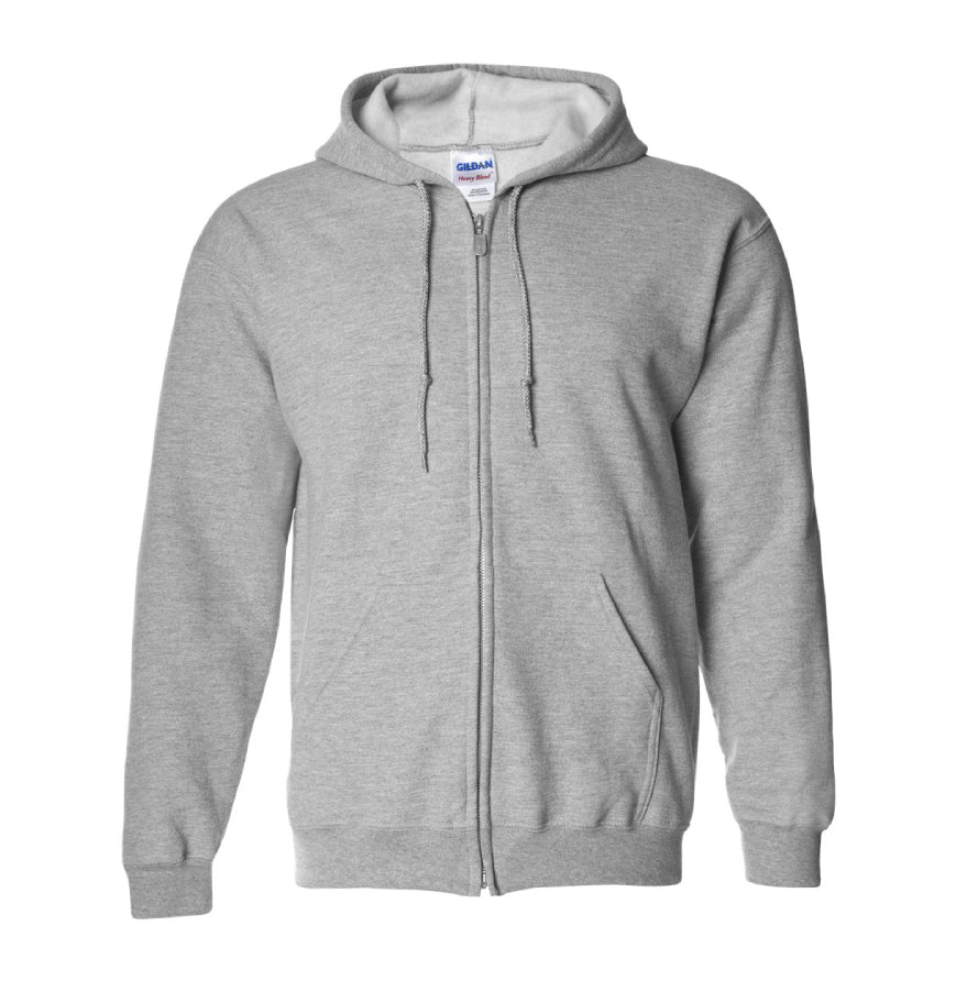 Gildan G186 Unisex Heavy Blend™ Full-Zip Hooded Sweatshirt 50/50 - 8 oz.