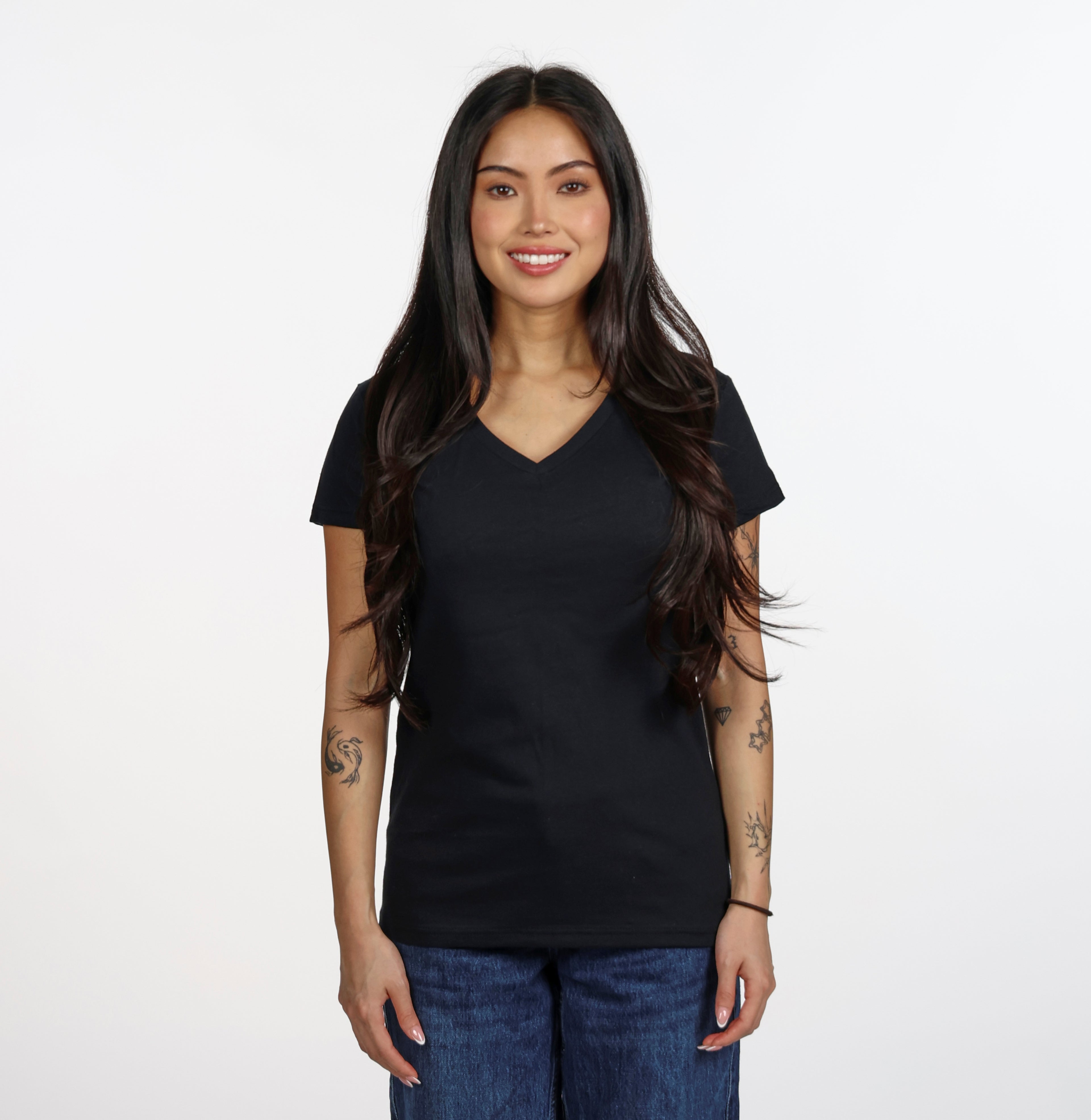Gildan G500VL Women's Heavy Cotton V-Neck