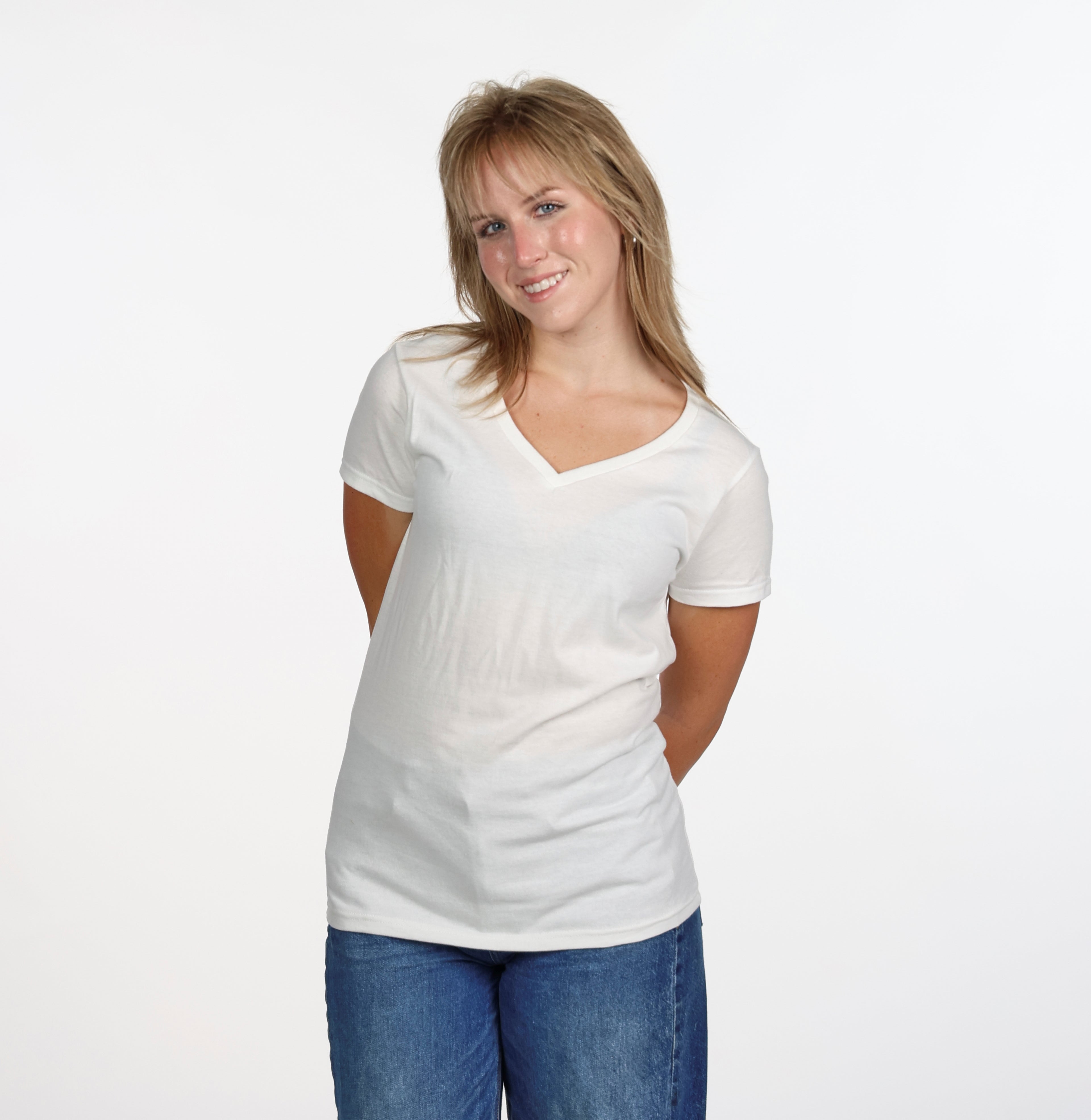 Gildan G500VL Women's Heavy Cotton V-Neck