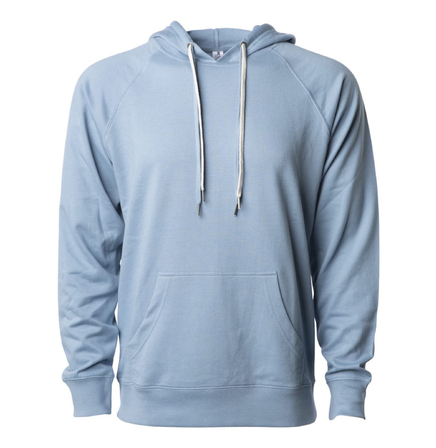 Independent Trading SS1000 Icon Unisex Lightweight Loopback Terry Hooded Sweatshirt-SS1000