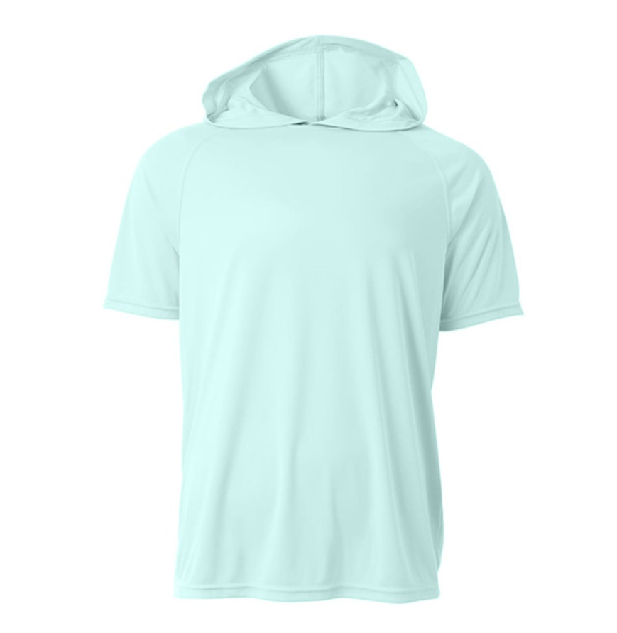 A4 Apparel N3408 Men's UPF 44+ Performance Poly Hooded Tee