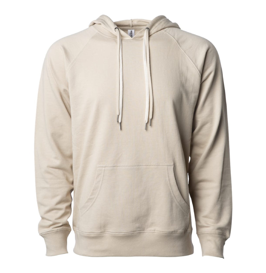 Independent Trading SS1000 Icon Unisex Lightweight Loopback Terry Hooded Sweatshirt-SS1000