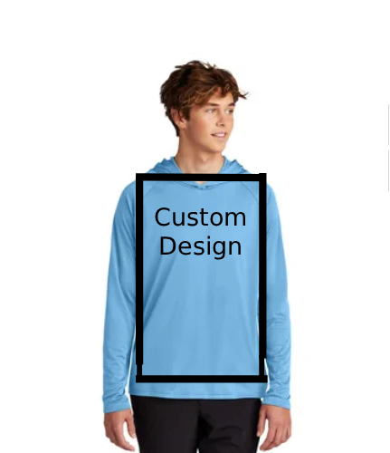 Custom Port & Co PC380H Performance Pullover Hooded T-Shirt