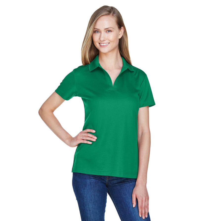 Devon & Jones DG20W Women's Plaited Polo