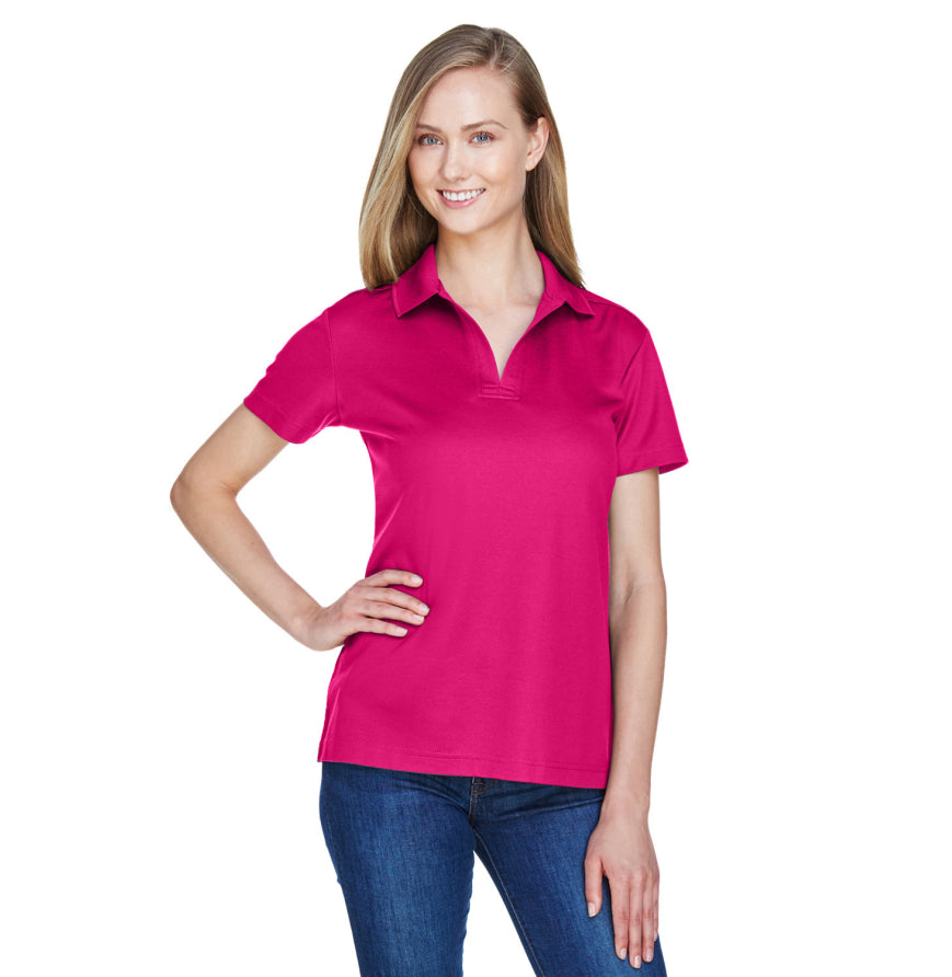 Devon & Jones DG20W Women's Plaited Polo