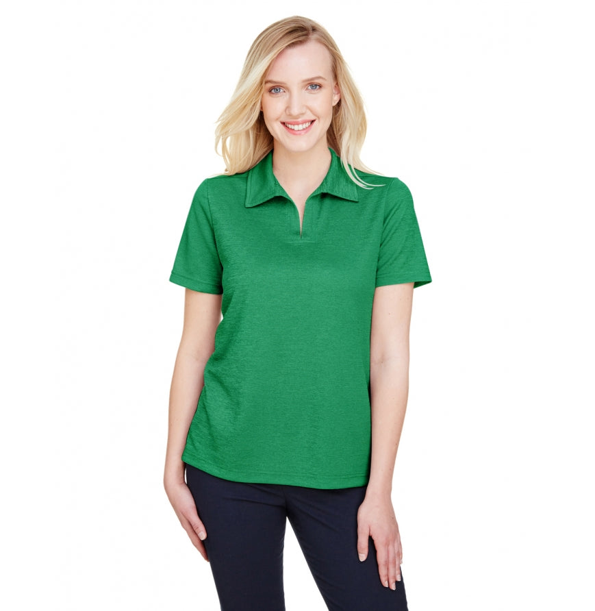 Devon & Jones DG22W Women's Address Melange Polo
