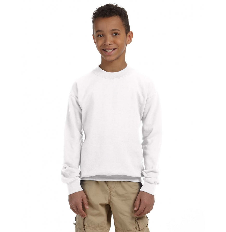 Gildan G180B Youth Heavy Blend Fleece Crew