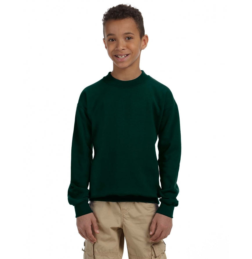 Gildan G180B Youth Heavy Blend Fleece Crew