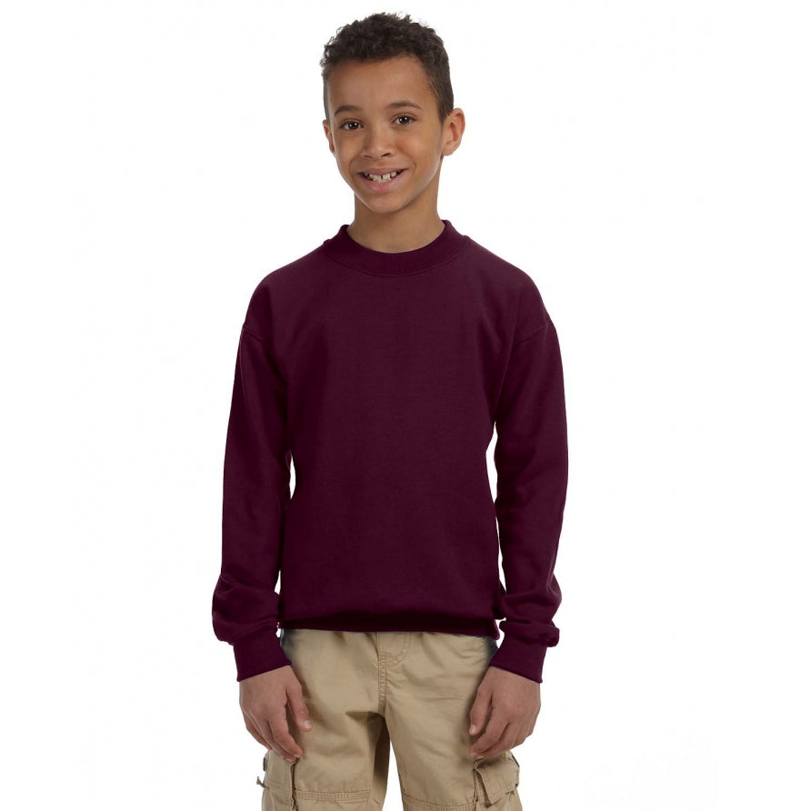Gildan G180B Youth Heavy Blend Fleece Crew