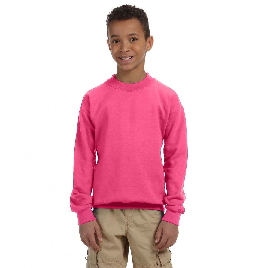 Gildan G180B Youth Heavy Blend Fleece Crew