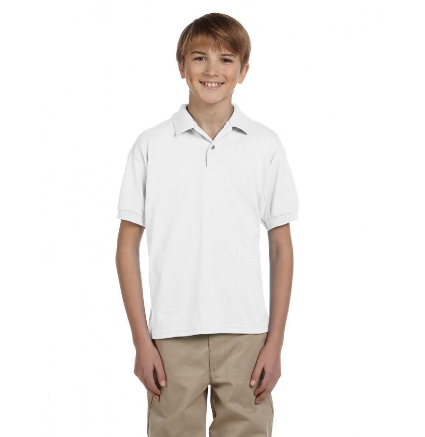 Gildan G880B Youth 50/50 Jersey Polo