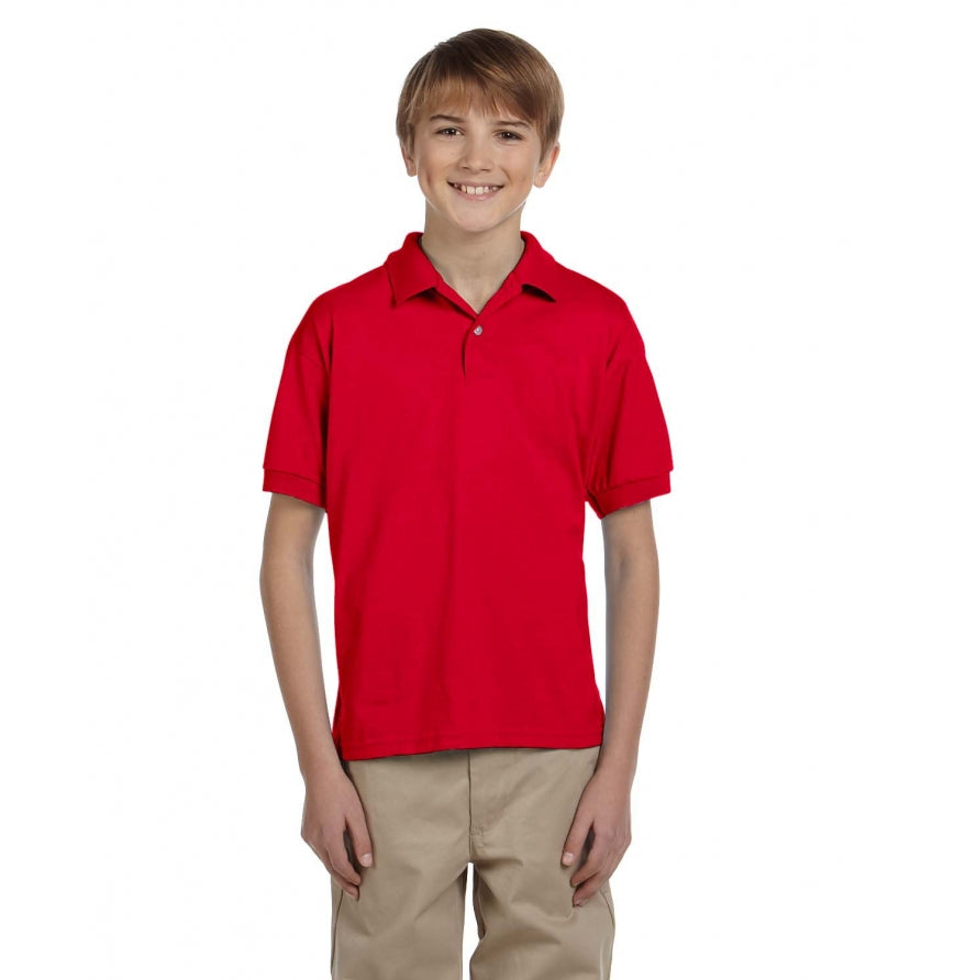 Gildan G880B Youth 50/50 Jersey Polo