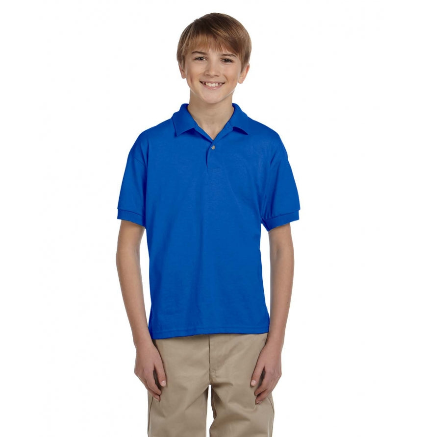 Gildan G880B Youth 50/50 Jersey Polo