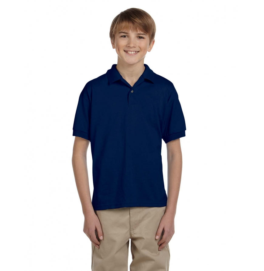 Gildan G880B Youth 50/50 Jersey Polo