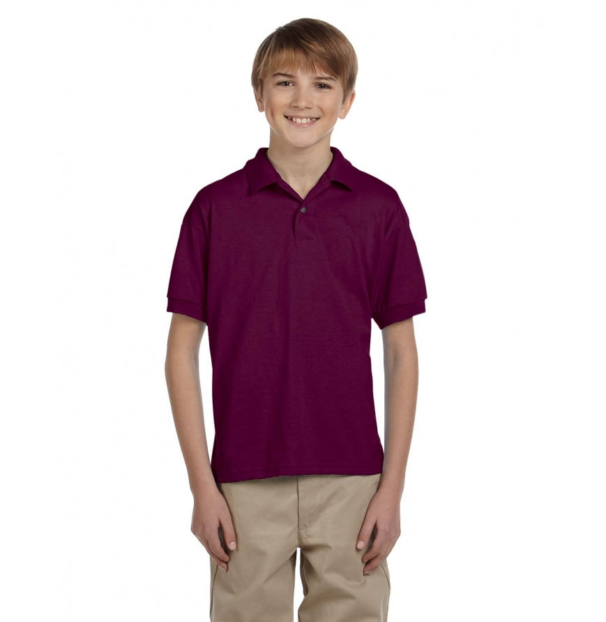 Gildan G880B Youth 50/50 Jersey Polo