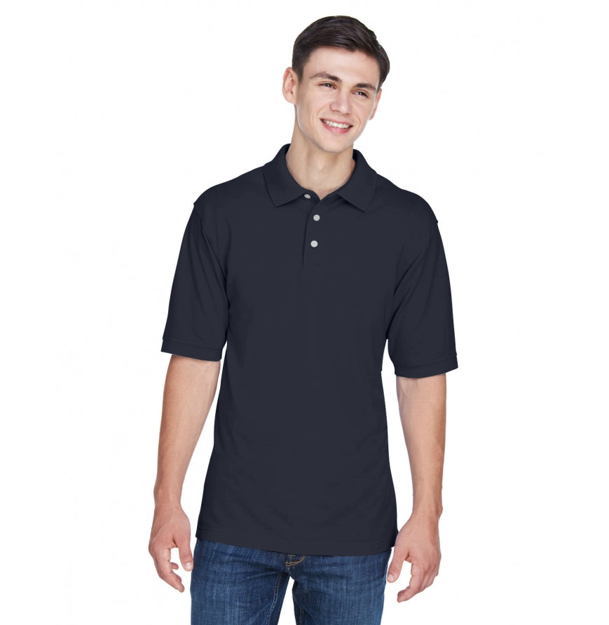 Harriton M265 Mens 56 oz Easy Blend Polo