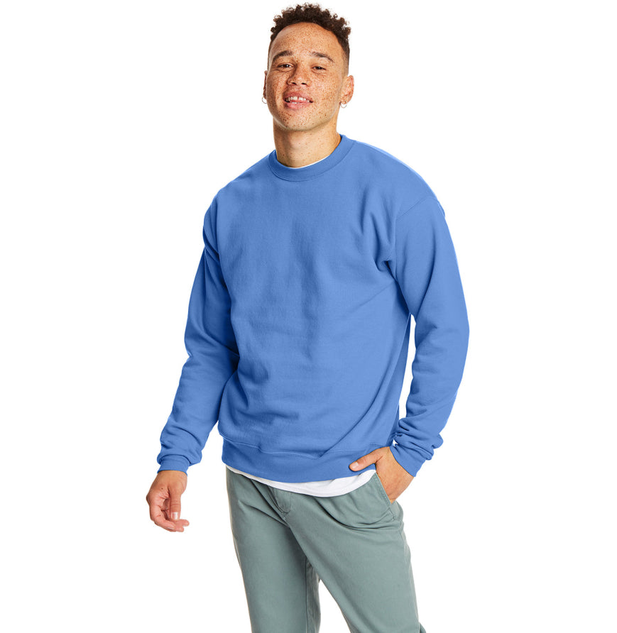 Hanes P1607 Unisex EcoSmart® 50/50 Crewneck Sweatshirt 7.8 oz