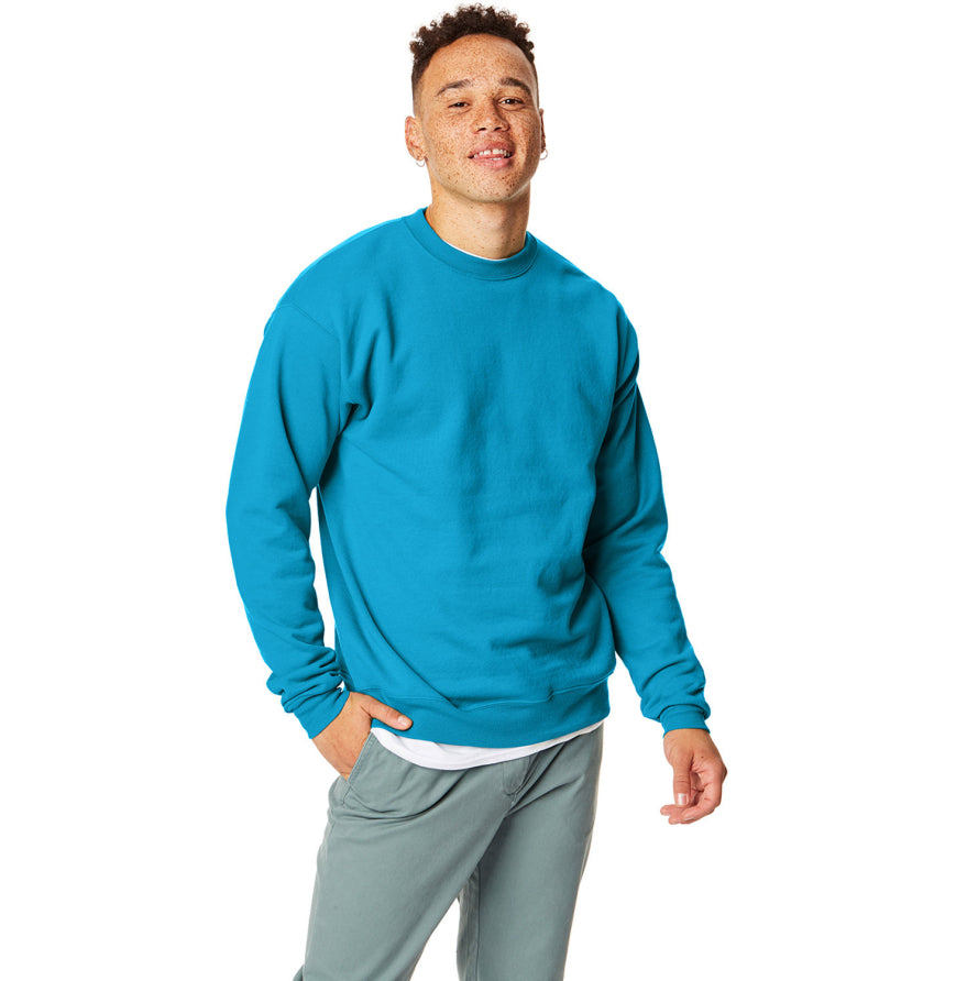 Hanes P1607 Unisex EcoSmart® 50/50 Crewneck Sweatshirt 7.8 oz
