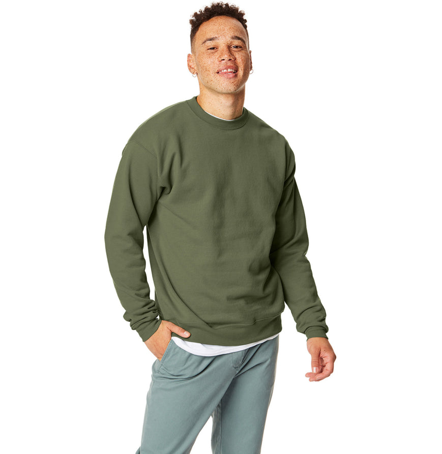 Hanes P1607 Unisex EcoSmart® 50/50 Crewneck Sweatshirt 7.8 oz